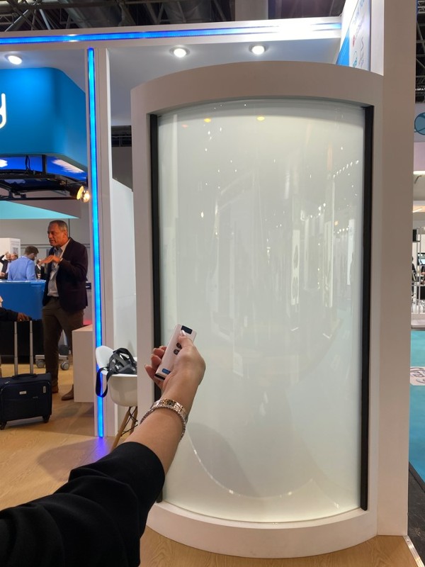 Glasstec Curved Smart Glass